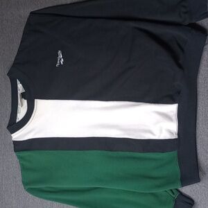 VINTAGE Reebok Rugby Sweatshirt Oversized Crewneck Boxy Colorblock Striped Large